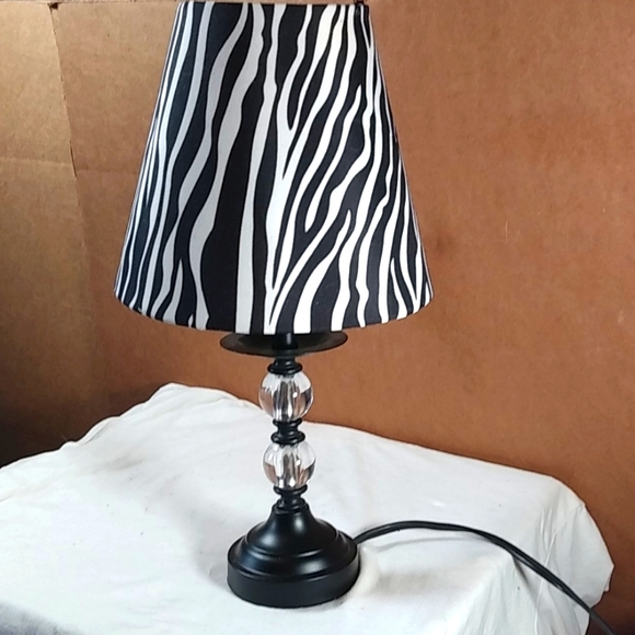Other - Fab and fun zebra print decorative lamp